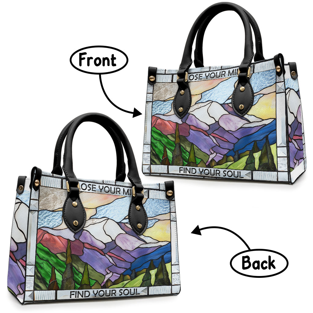 Lose Your Mind - Hiking Leather Handbag