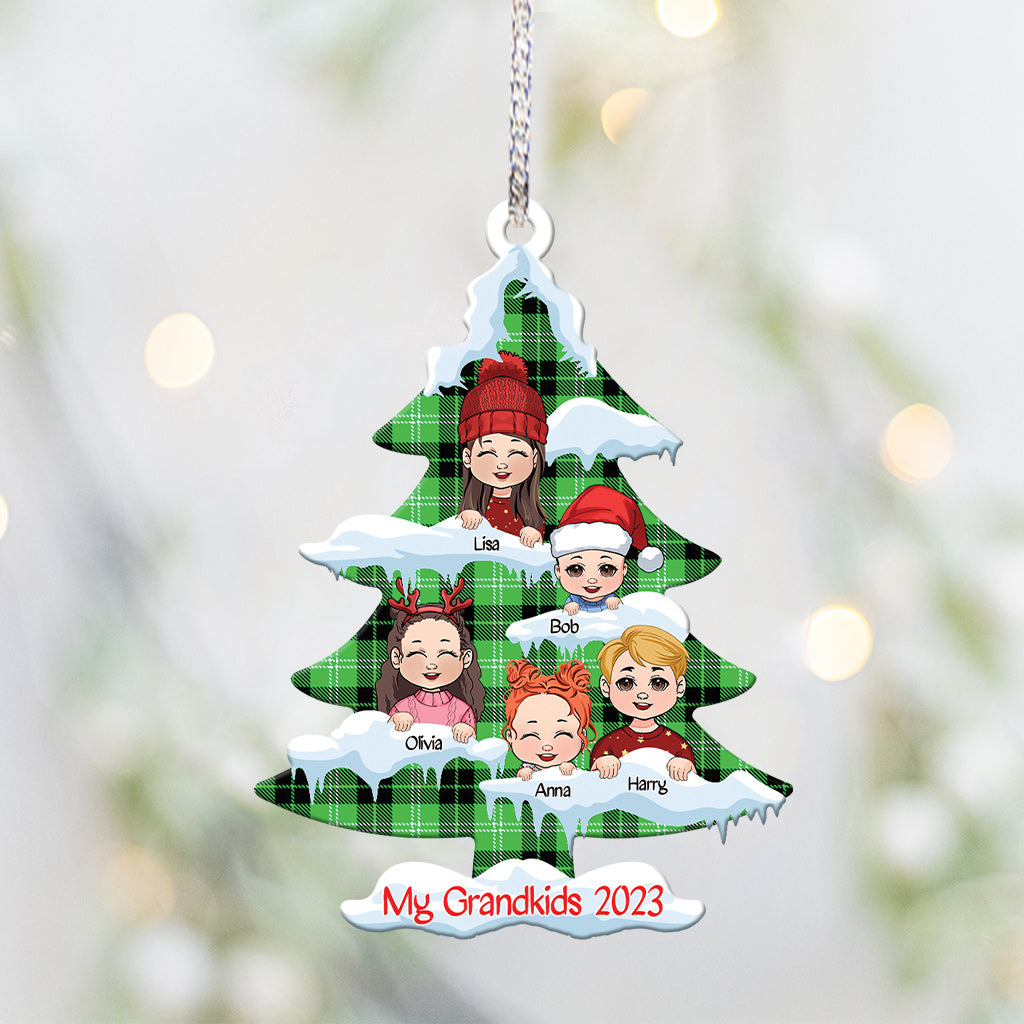 My Grandkids - Personalized Grandma Ornament