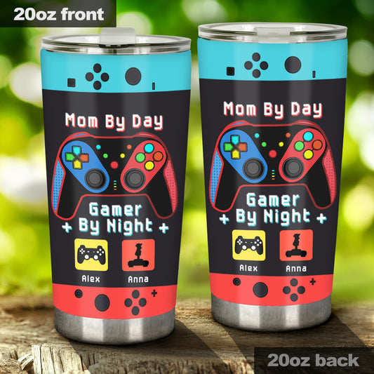 Gamer Dad Like A Regular Dad But Way Cooler - Video Game gift for dad, Gamer - Personalized Tumbler