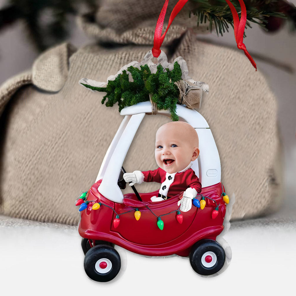Cute Baby - Personalized Newborn Transparent Ornament