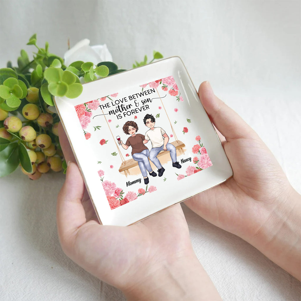 Mother And Daughter - Gift for mom, daughter, son - Personalized Jewelry Dish