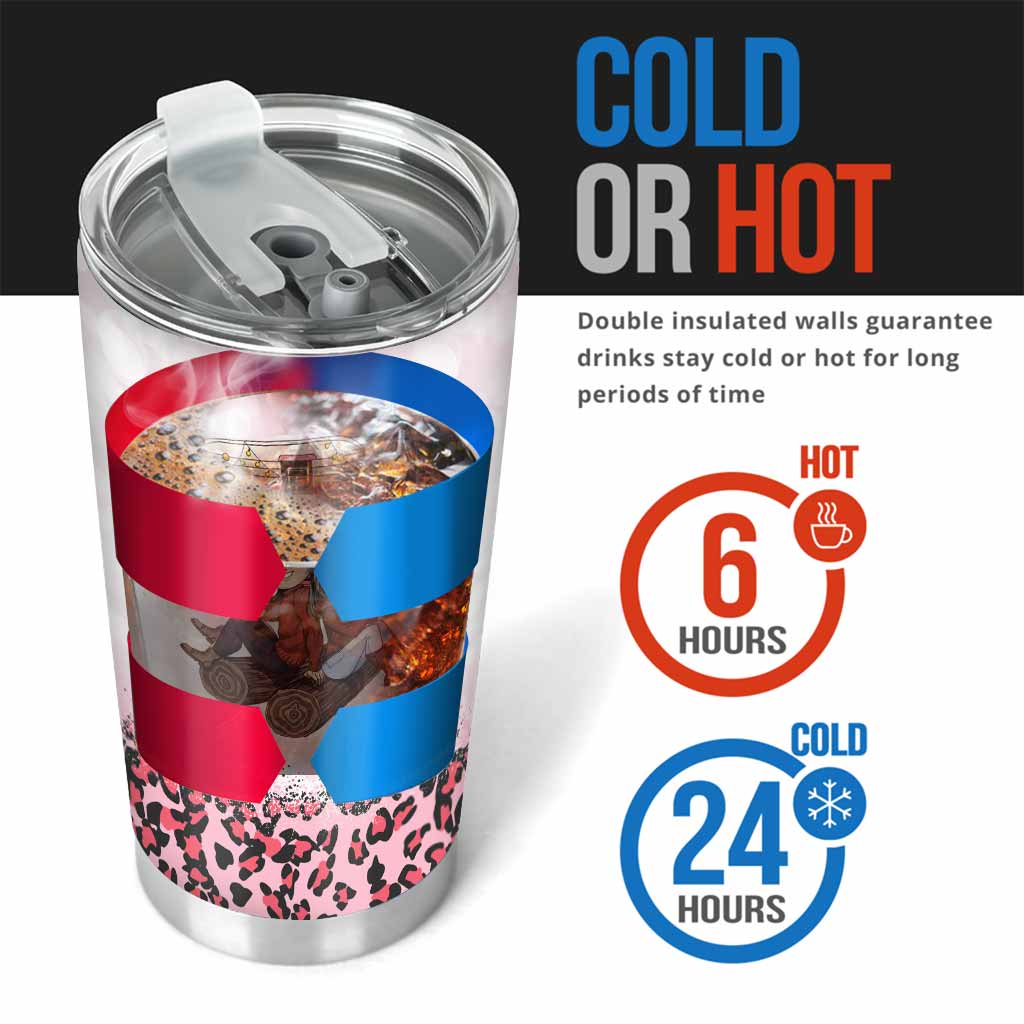 Husband And Wife Camping Couple - Personalized Camping Tumbler