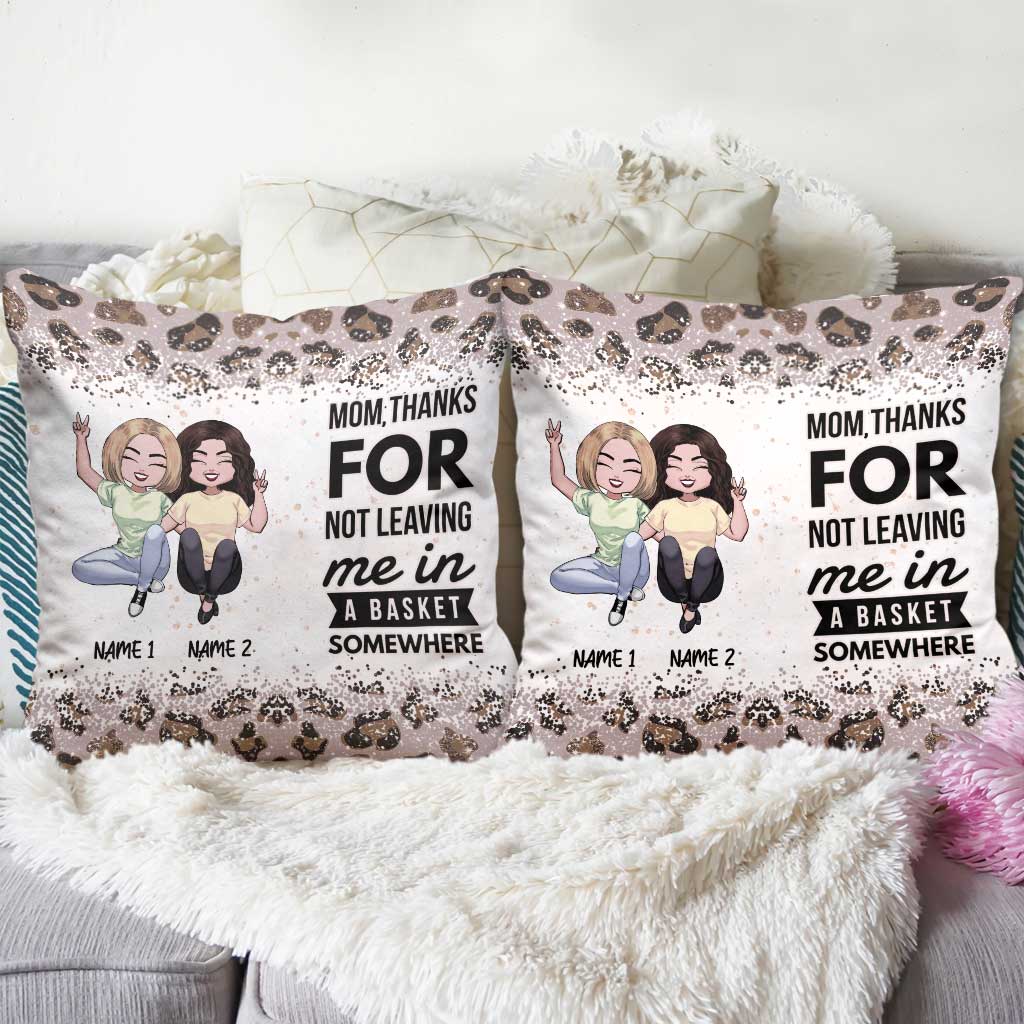 You Are The Mom - Personalized Mother's Day Throw Pillow