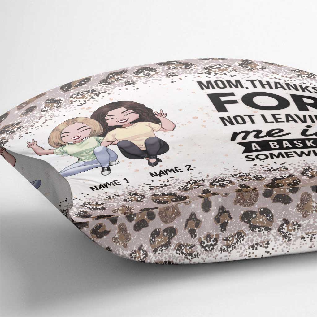 You Are The Mom - Personalized Mother's Day Throw Pillow