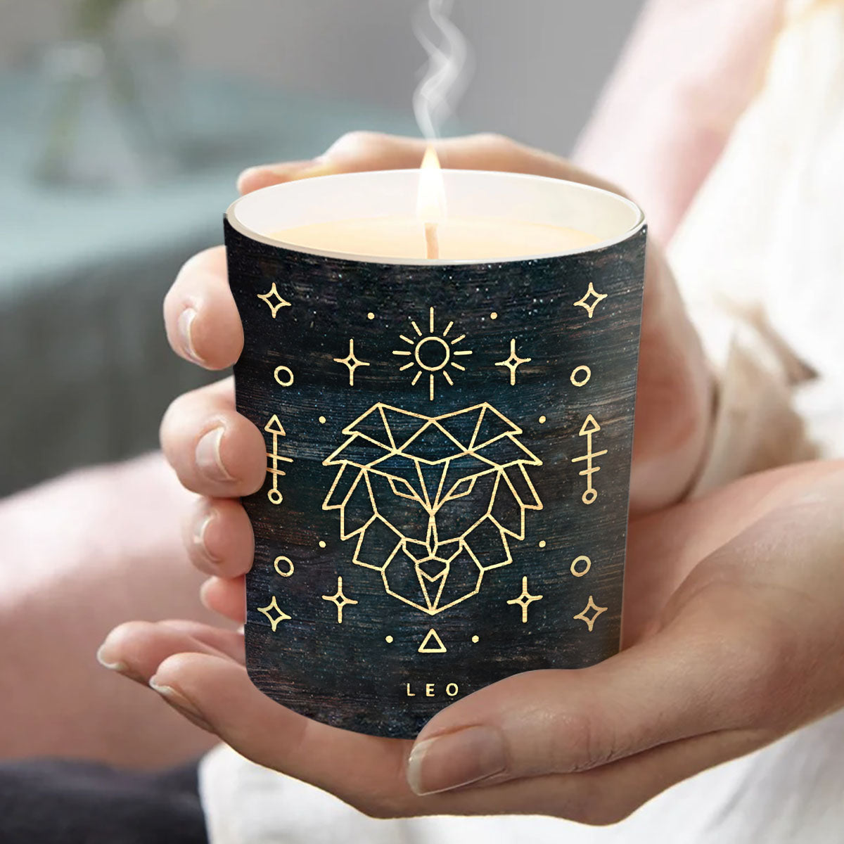 Zodiac Nutrition Facts - Personalized Horoscope Candle With Wooden Lid
