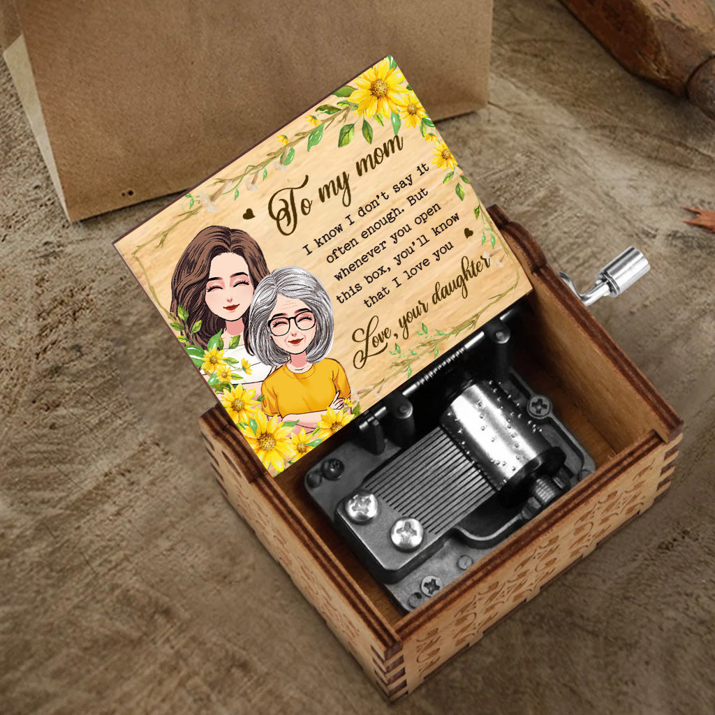 Whenever You Open - Personalized Mother's Day Mother Hand Crank Music Box