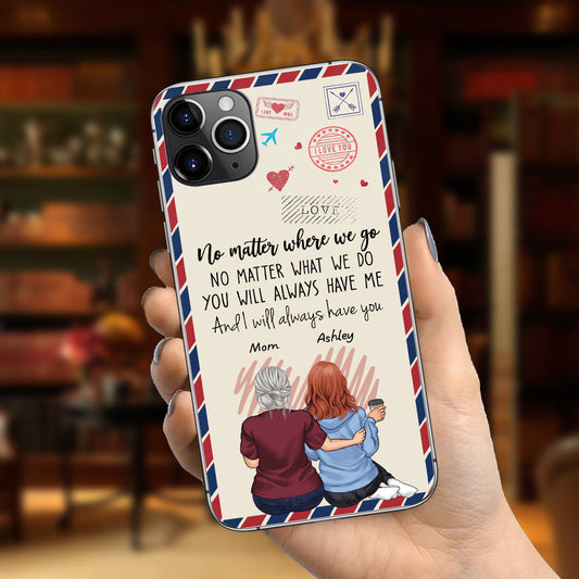 Mother And Daughter - Personalized Mother Phone Case