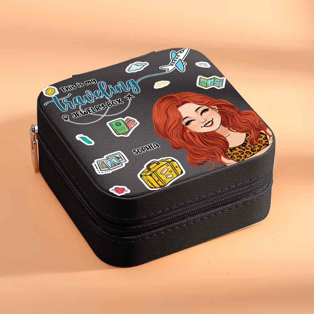 My Traveling Jewelry Box - Personalized Travelling Jewelry Box
