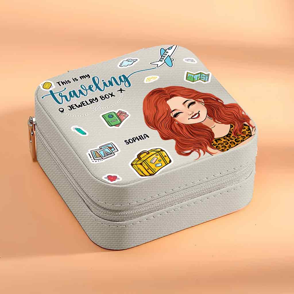My Traveling Jewelry Box - Personalized Travelling Jewelry Box