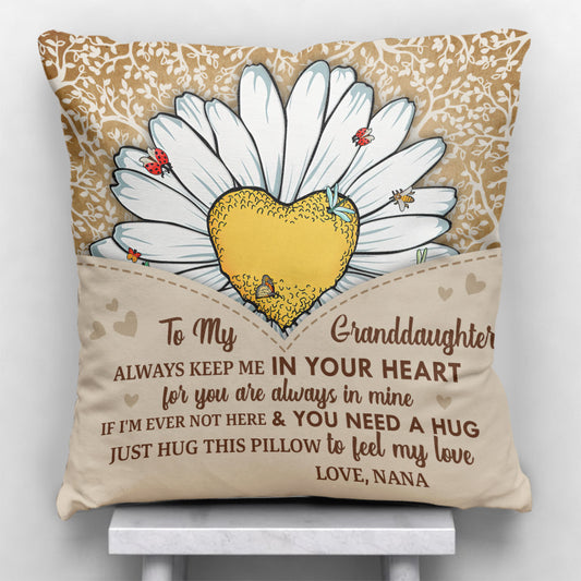 You Are My Sunshine - Gift for grandma, mom, daughter, granddaughter, sister, wife - Personalized Throw Pillow