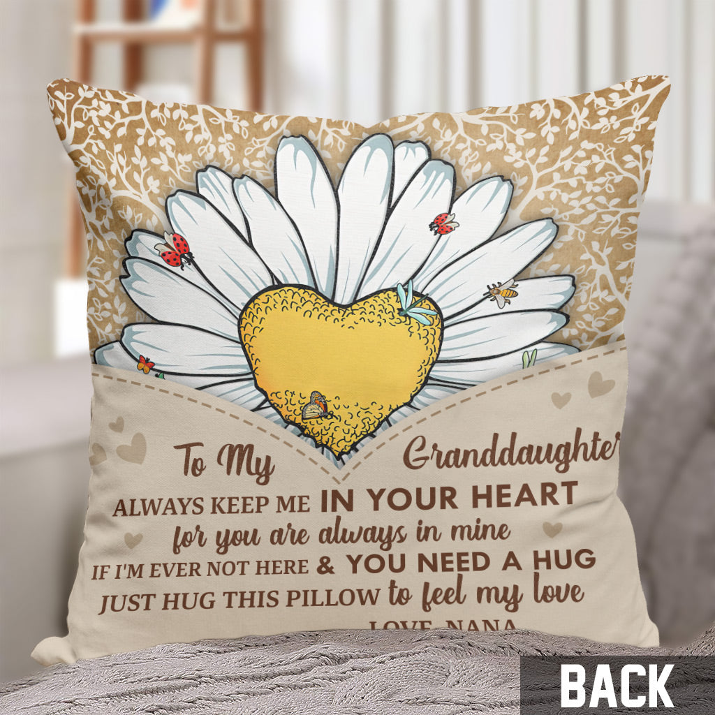 You Are My Sunshine - Gift for grandma, mom, daughter, granddaughter, sister, wife - Personalized Throw Pillow