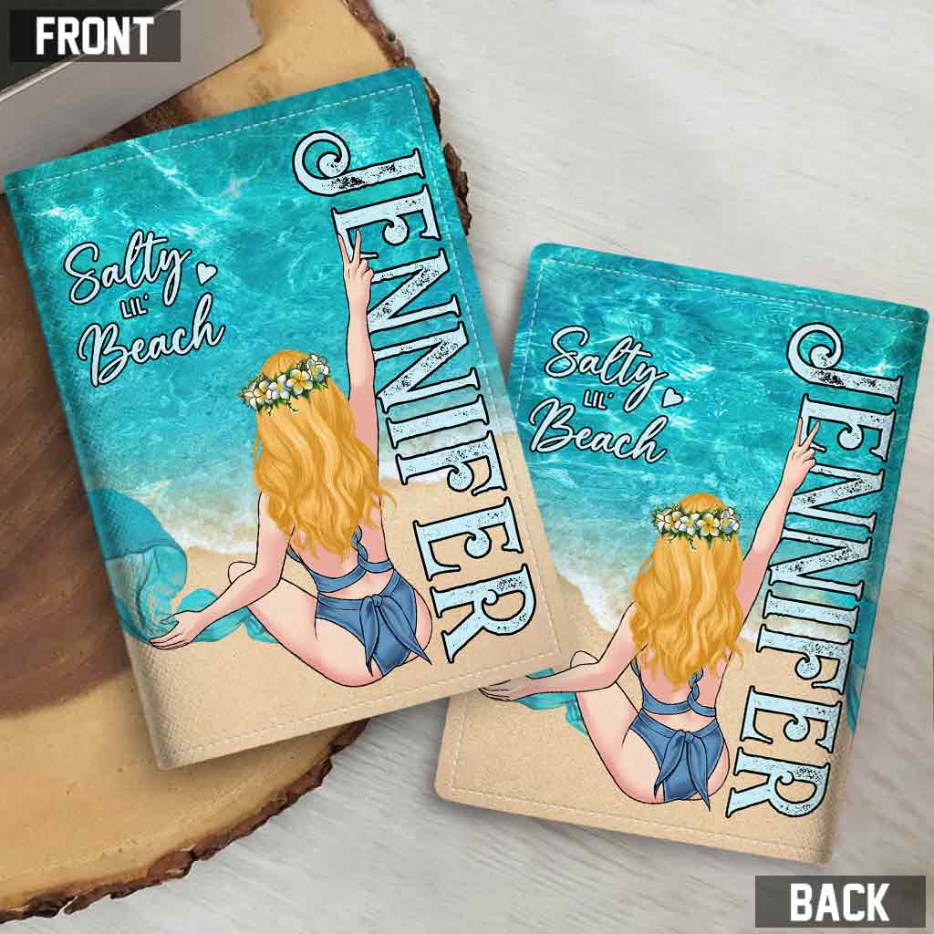 Salty Lil' Beach - Personalized Sea Lover Passport Holder