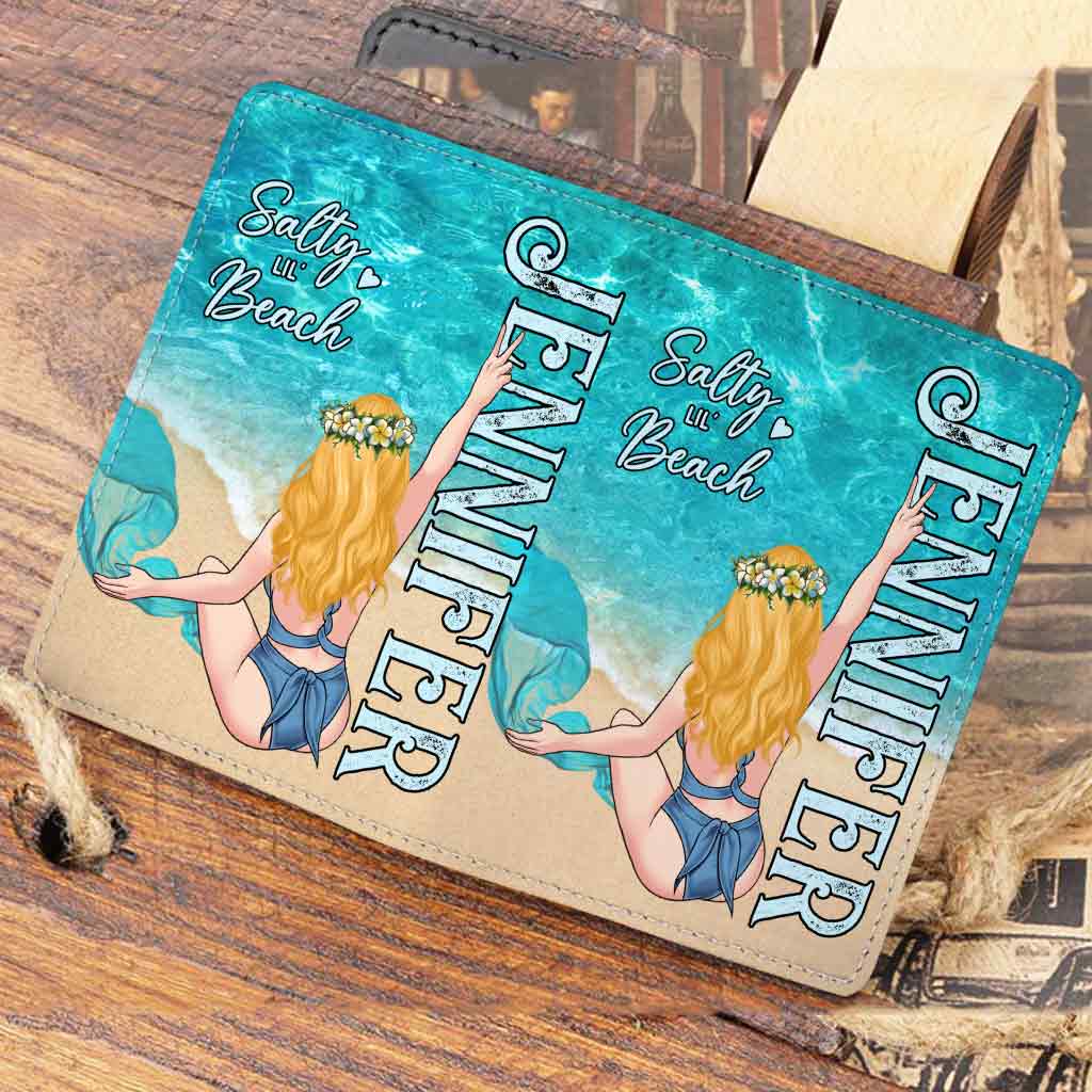 Salty Lil' Beach - Personalized Sea Lover Passport Holder
