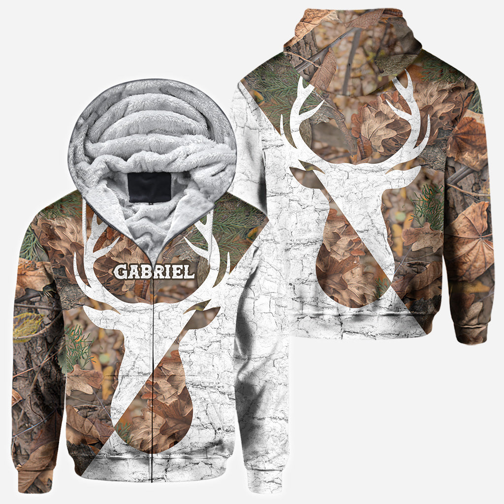 Love Hunting - Personalized Hunting Zip Hoodie