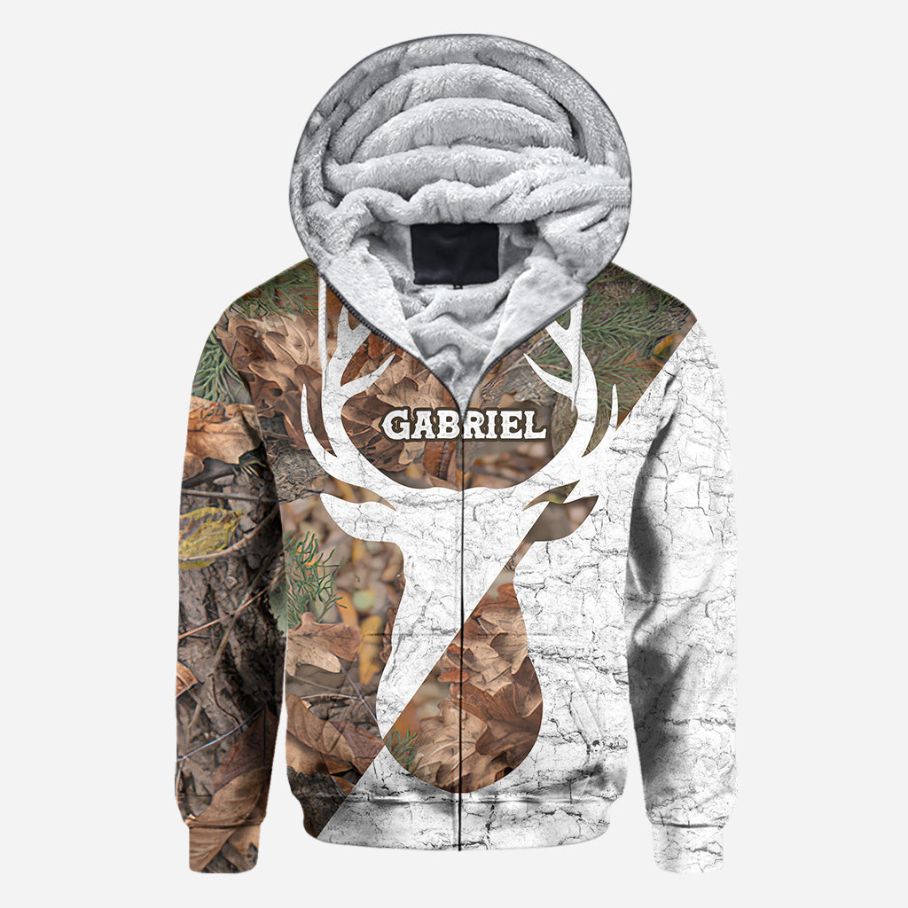 Love Hunting - Personalized Hunting Zip Hoodie