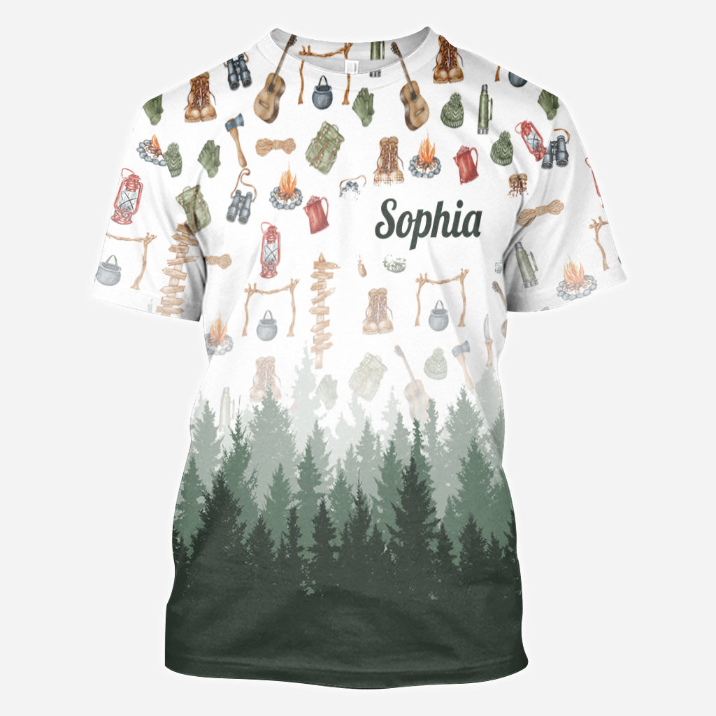 Love Camping - Personalized Camping All Over Shirt