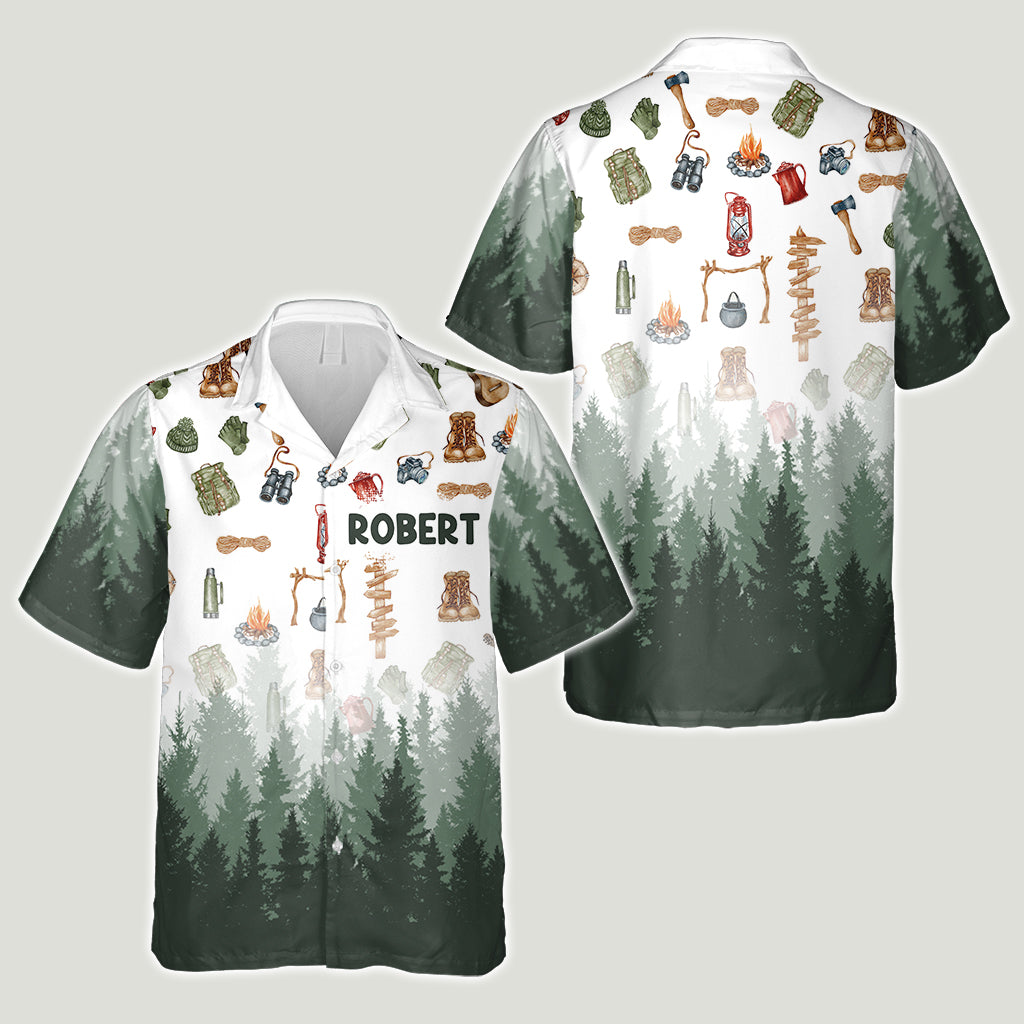 Love Camping - Personalized Camping Hawaiian Shirt