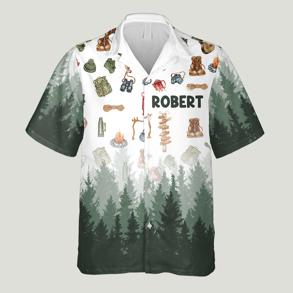 Love Camping - Personalized Camping Hawaiian Shirt