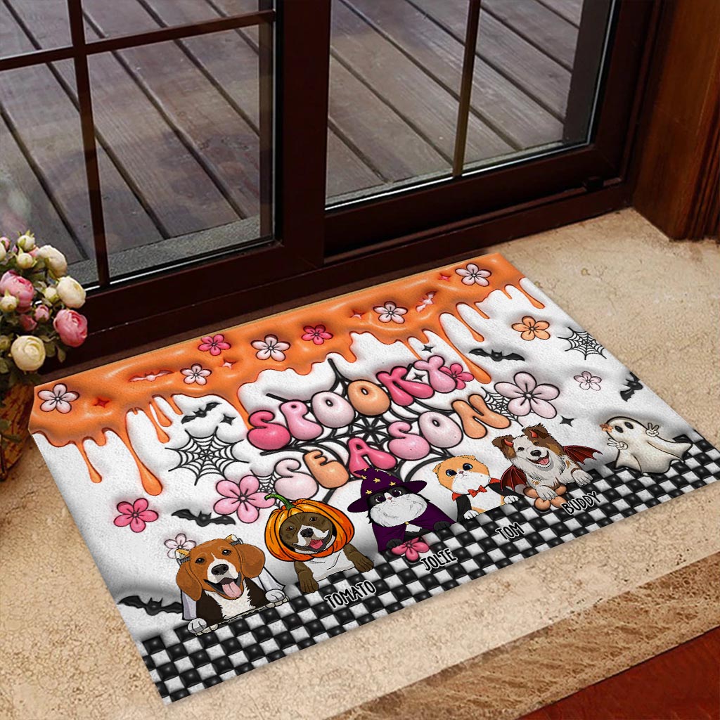 Spooky Season - Personalized Dog Doormat