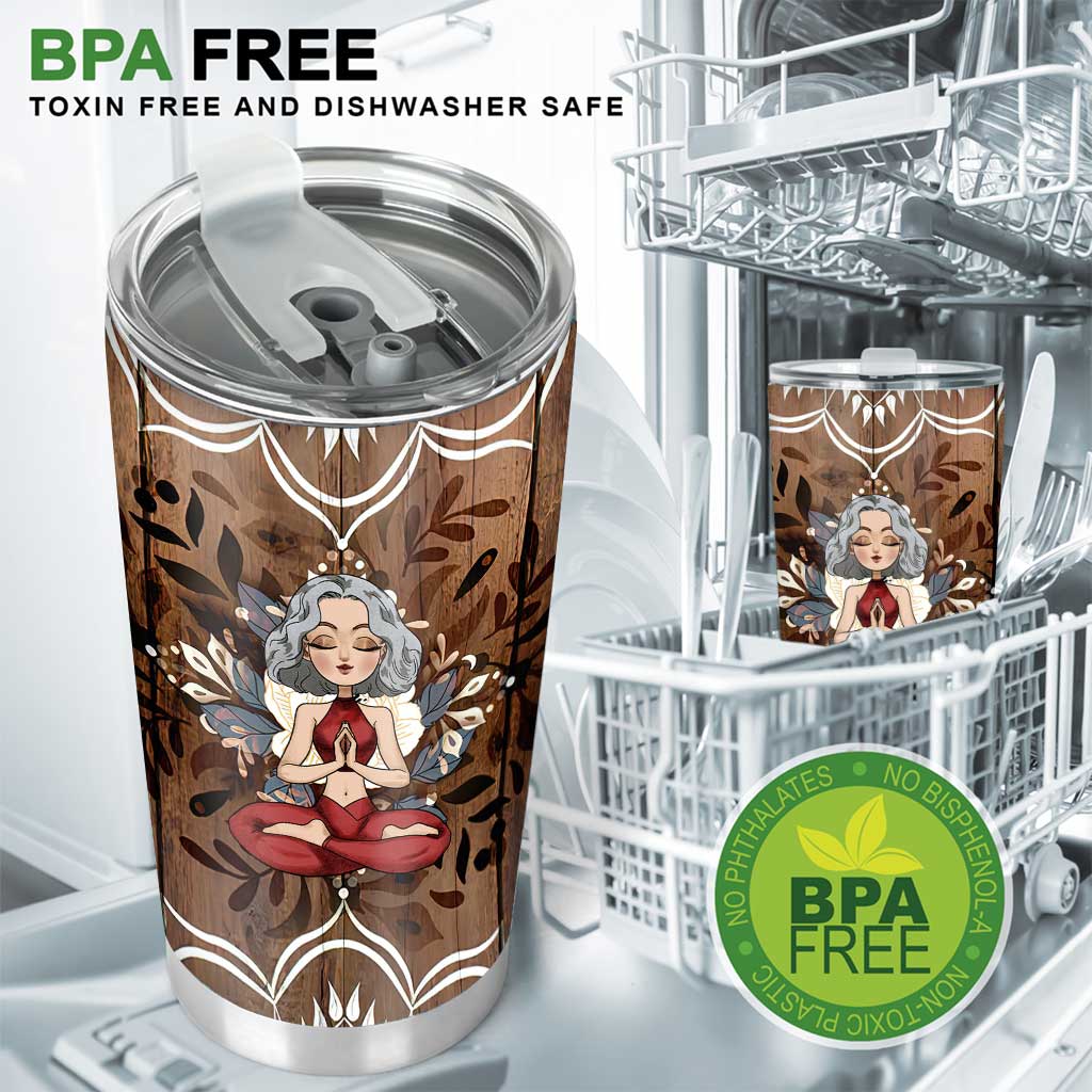 Hurry Up Inner Peace I Don't Have All Day - Personalized Yoga Tumbler