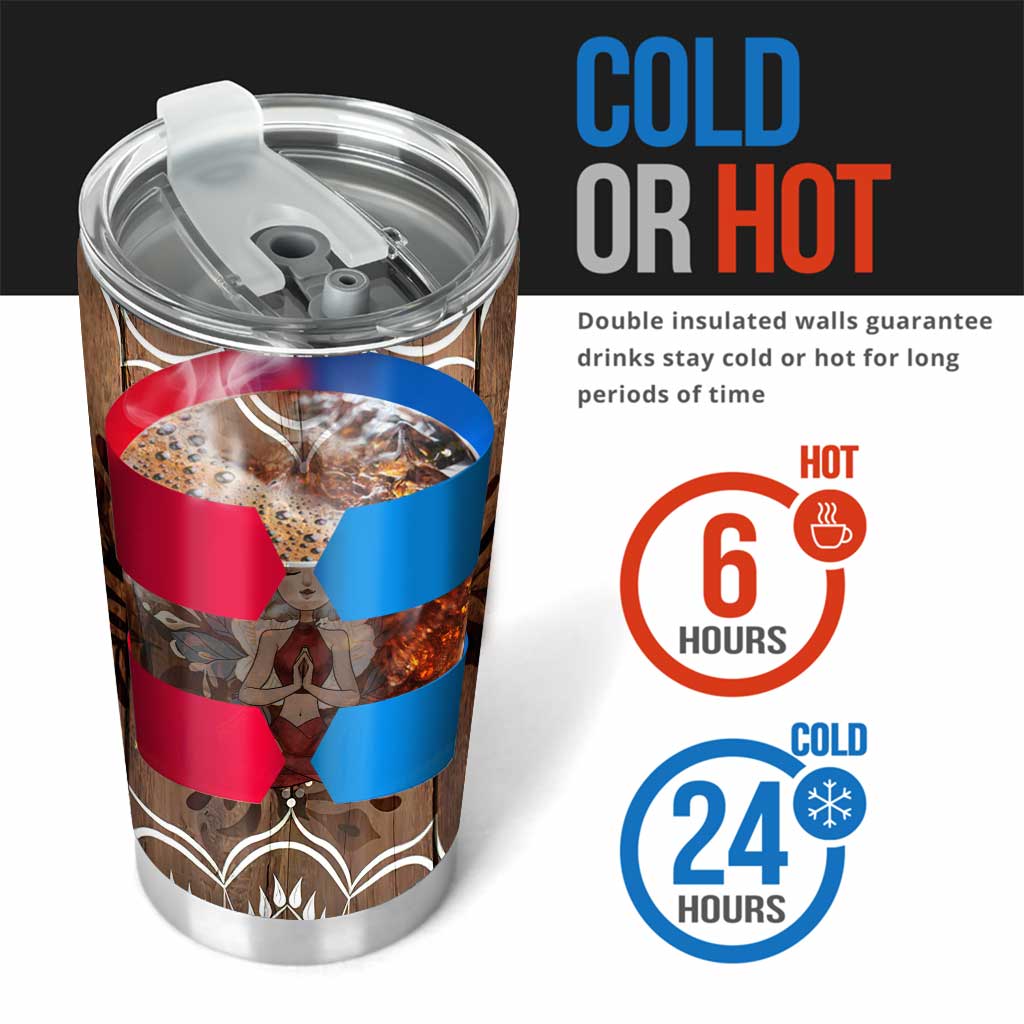 Hurry Up Inner Peace I Don't Have All Day - Personalized Yoga Tumbler