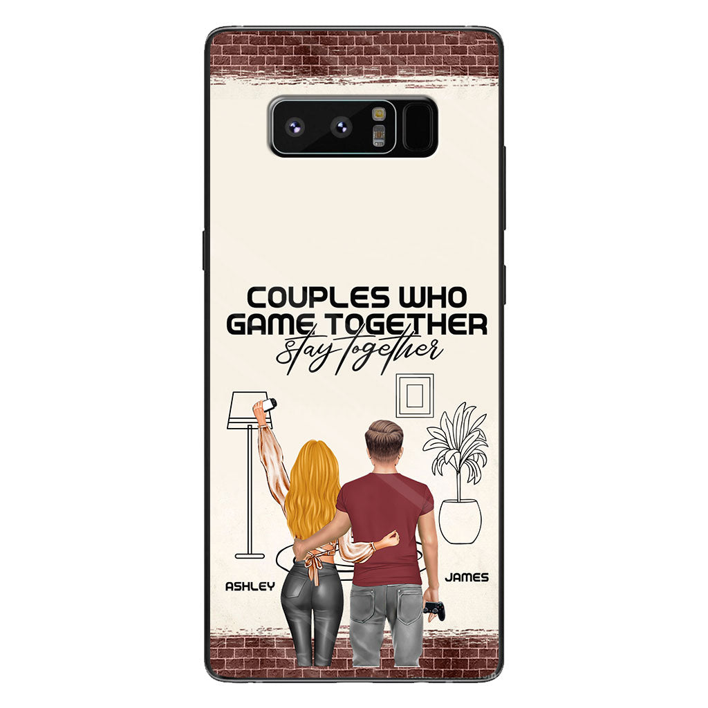 Couples Who Game Together Stay Together - Personalized Video Game Phone Case