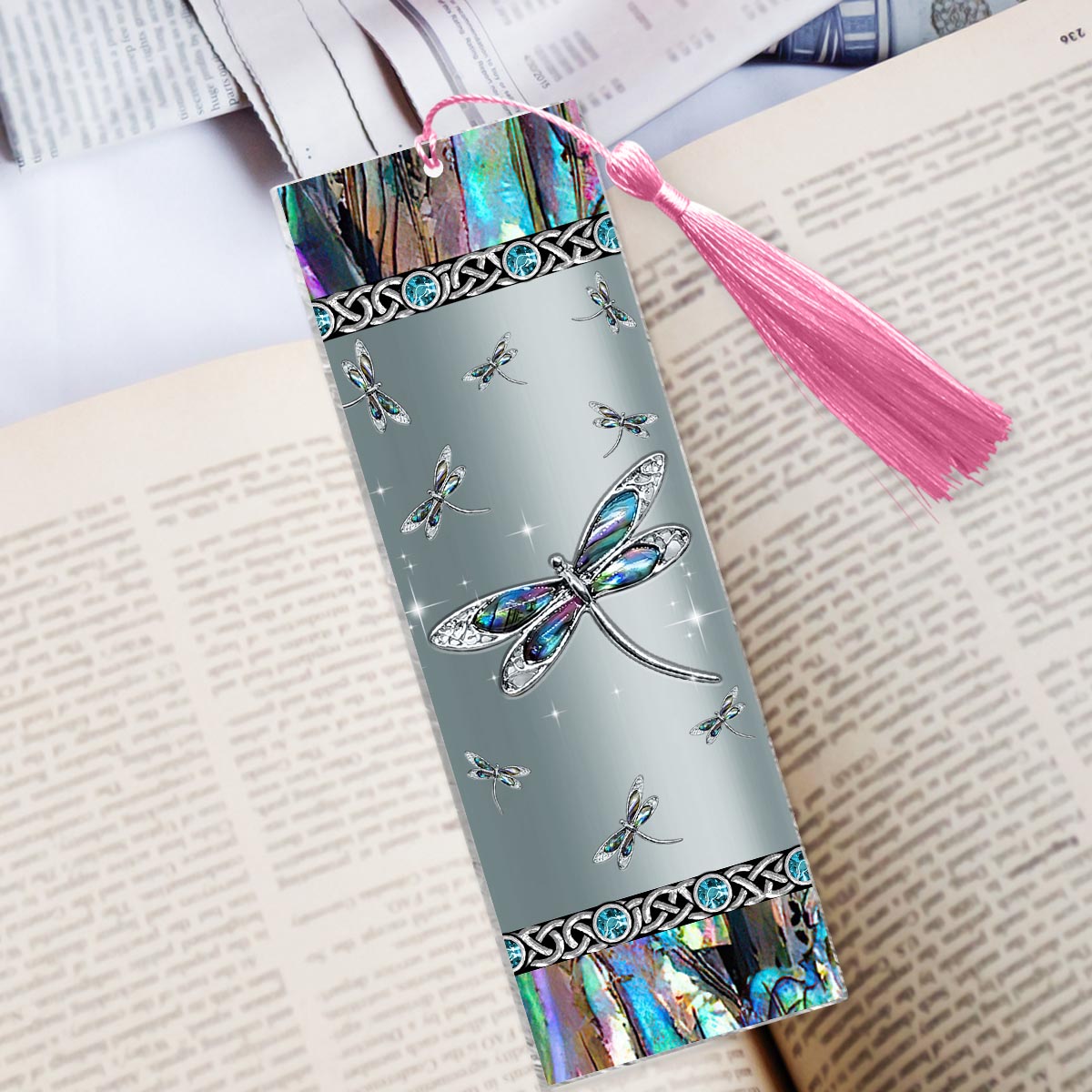Mystery Dragonfly - Dragonfly Bookmark (Printed On Both Sides)