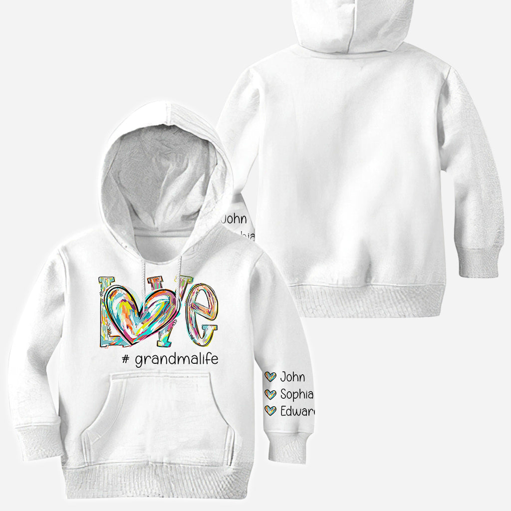 Love Grandma - Personalized Grandma All Over Shirt