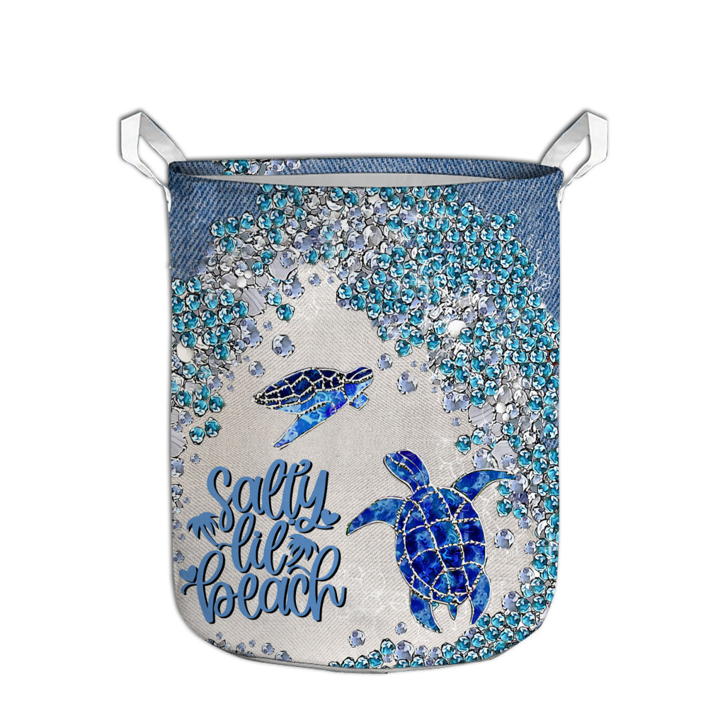 Turtle Bling - Personalized Turtle Storage Basket