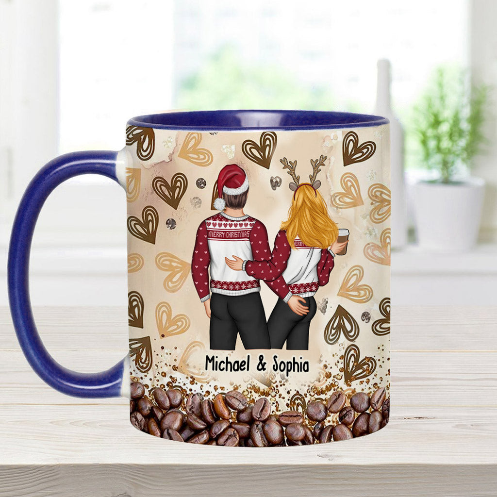 My Wife Is Hotter Than This Coffee - Personalized Couple Accent Mug