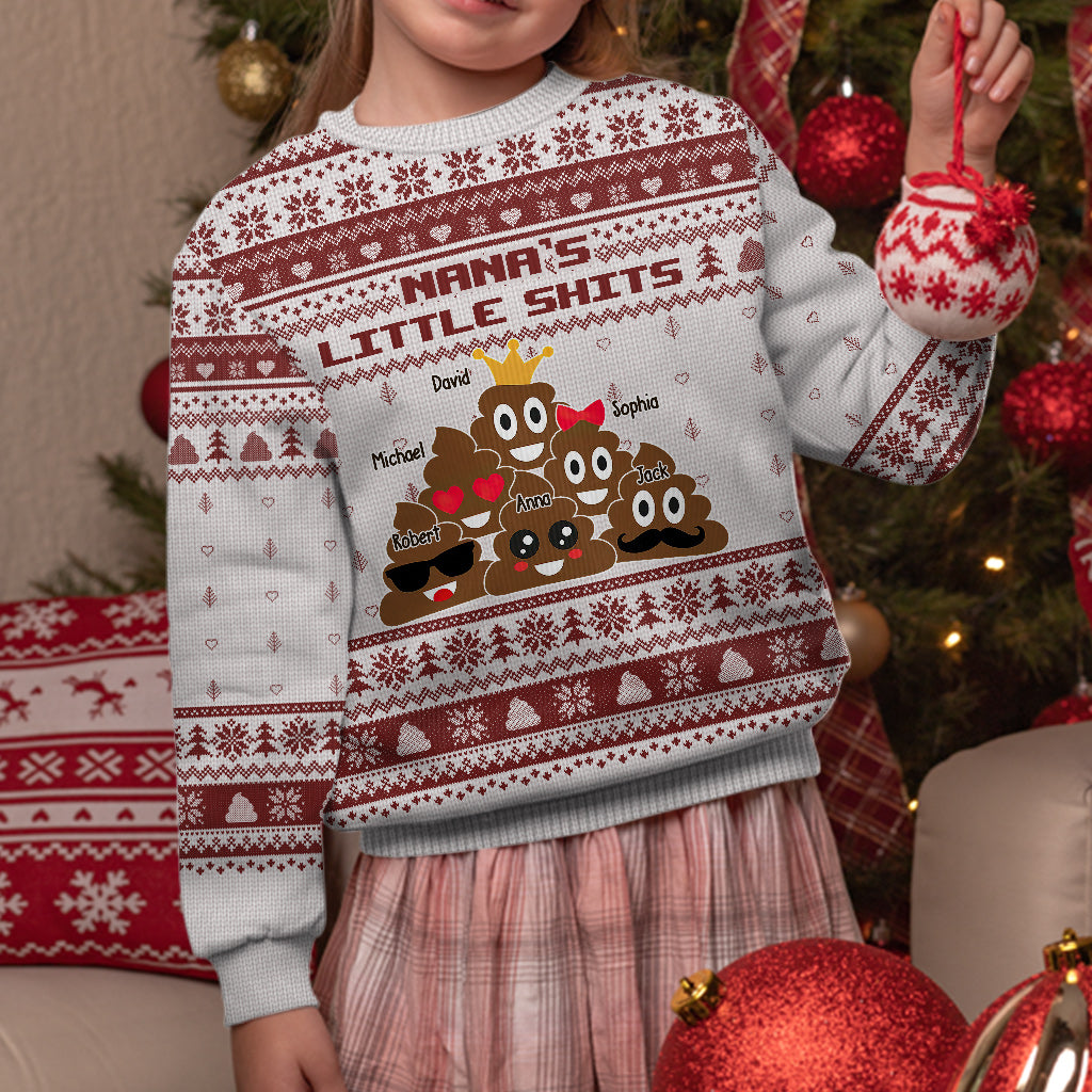Nana’s Little Cuties - Personalized Grandma Ugly Sweater