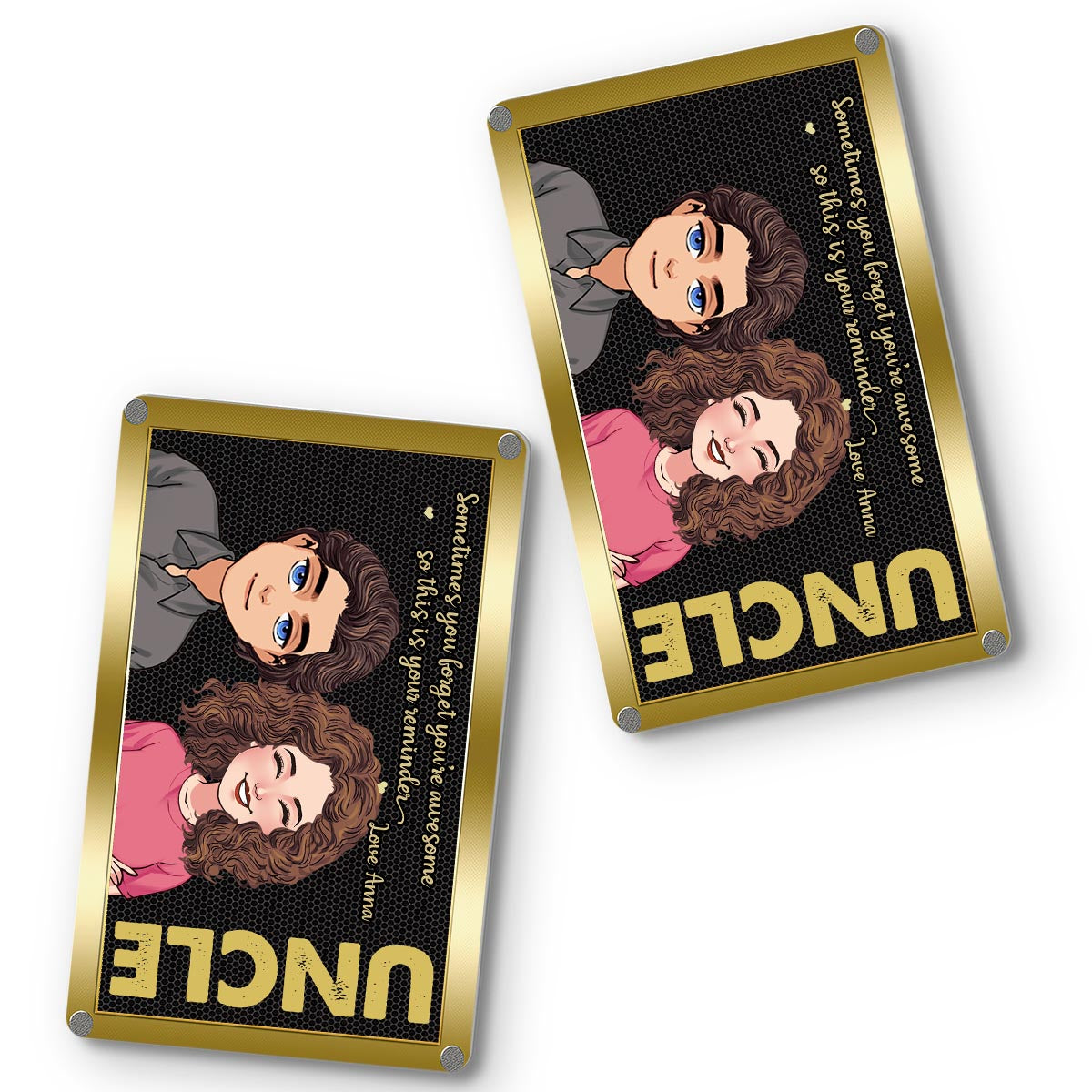 Sometimes You Forget You're Awesom - Gift for dad, grandpa, uncle - Personalized Wallet Insert Card