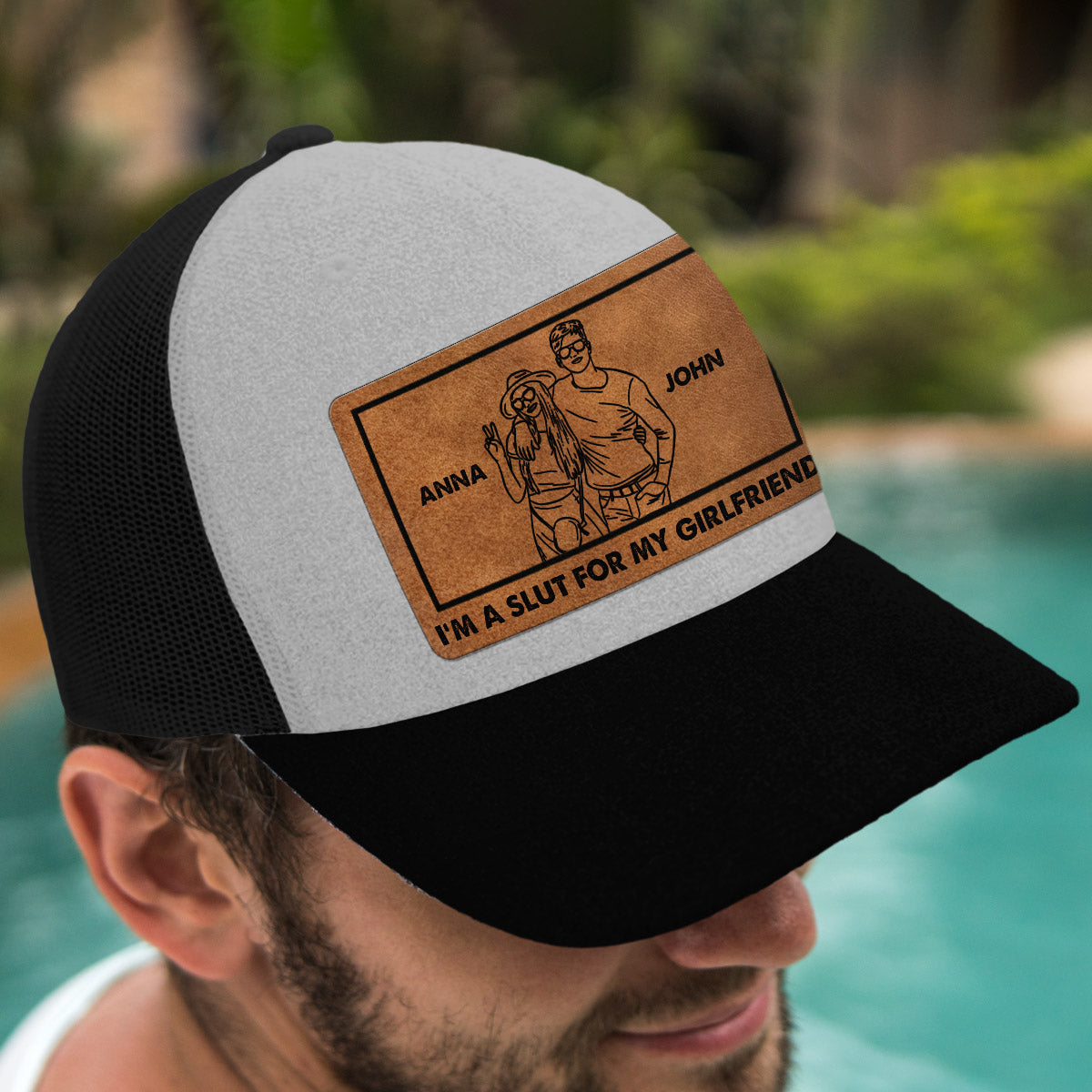 I'm A Slut For My Girlfriend - Boyfriend and Girlfriend gift for boyfriend - Personalized Trucker Hat