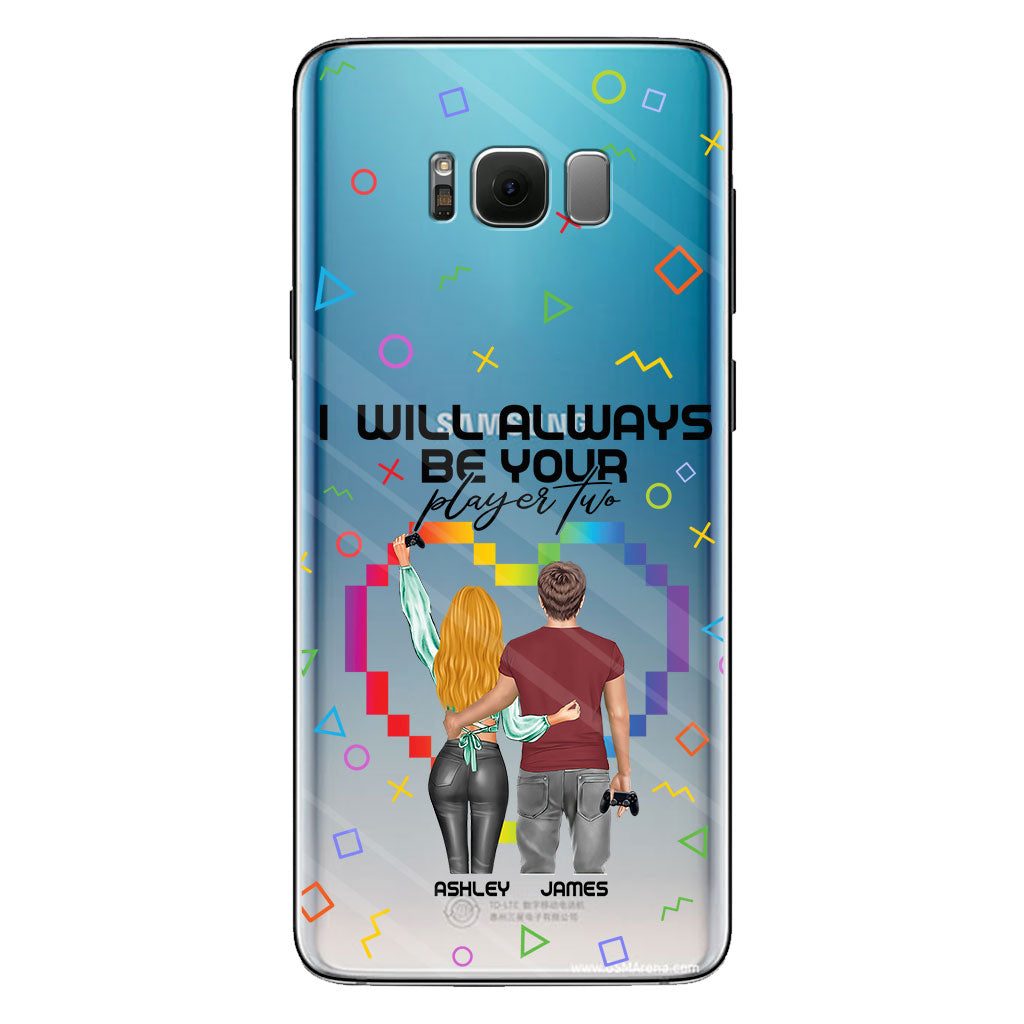 I Will Always Be Your Player Two - Personalized Video Game Clear Phone Case