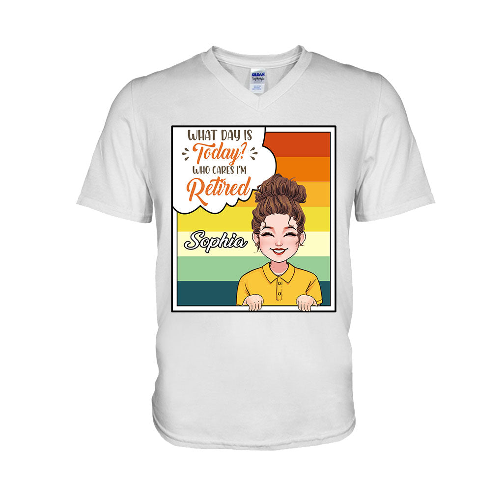 What Day Is Today - Personalized Retired T-shirt & Hoodie