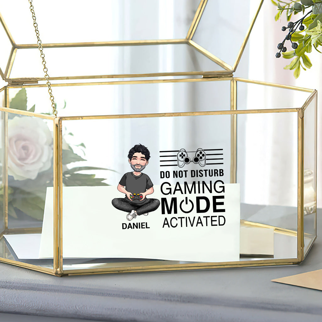 Do Not Disturb - Personalized Video Game Decal Full