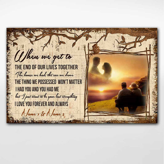 Forever And Always - Personalized Couple Poster