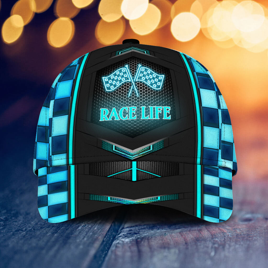 Race Life Cap With Printed Vent Holes