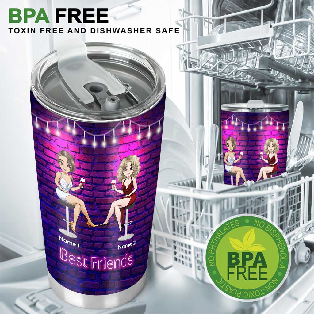 Best Friends - Personalized Bestie Tumbler