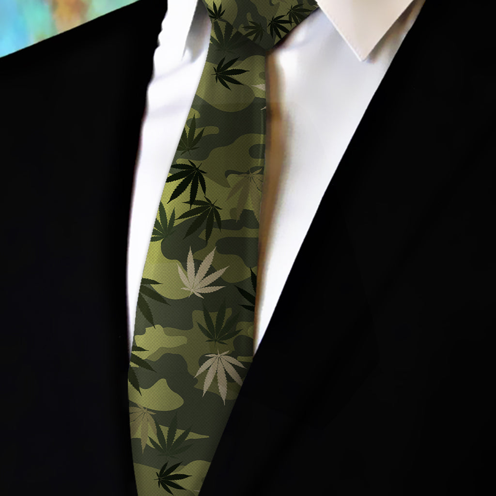World's Dopest Dad Weed Necktie