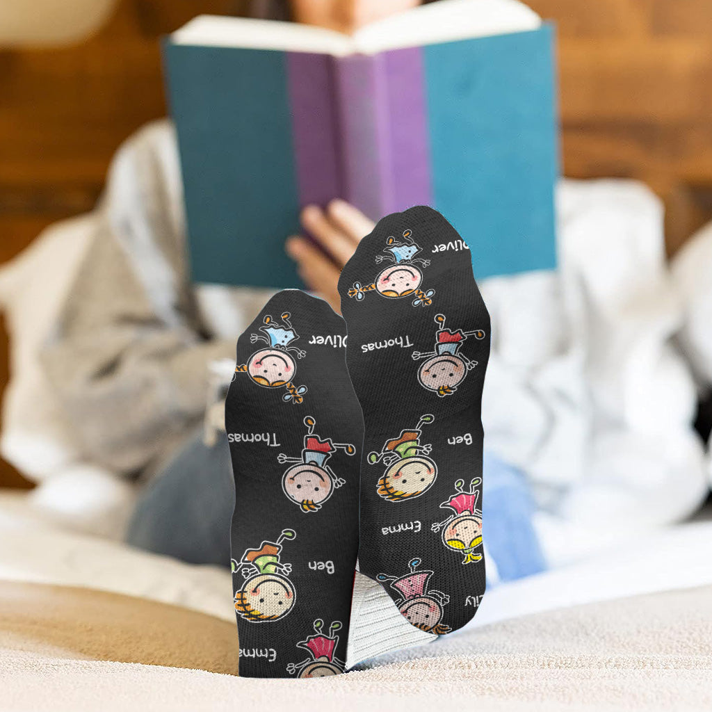 This Grandpa Belongs To - Personalized Grandpa Socks