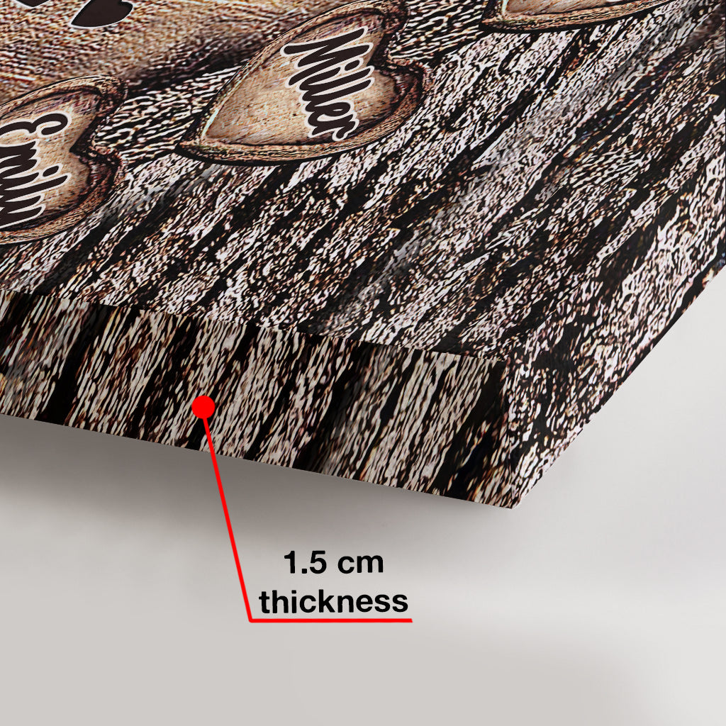 Grandma's Heart - Personalized Grandma Canvas and Poster