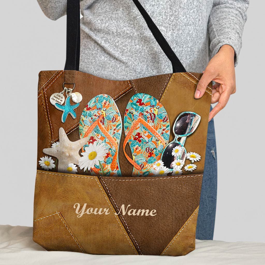 Salty Lil' Beach - Sea Lover Personalized Tote Bag