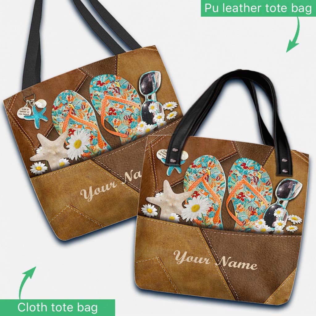 Salty Lil' Beach - Sea Lover Personalized Tote Bag