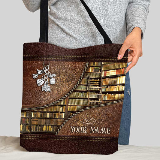 Library Personalized Tote Bag
