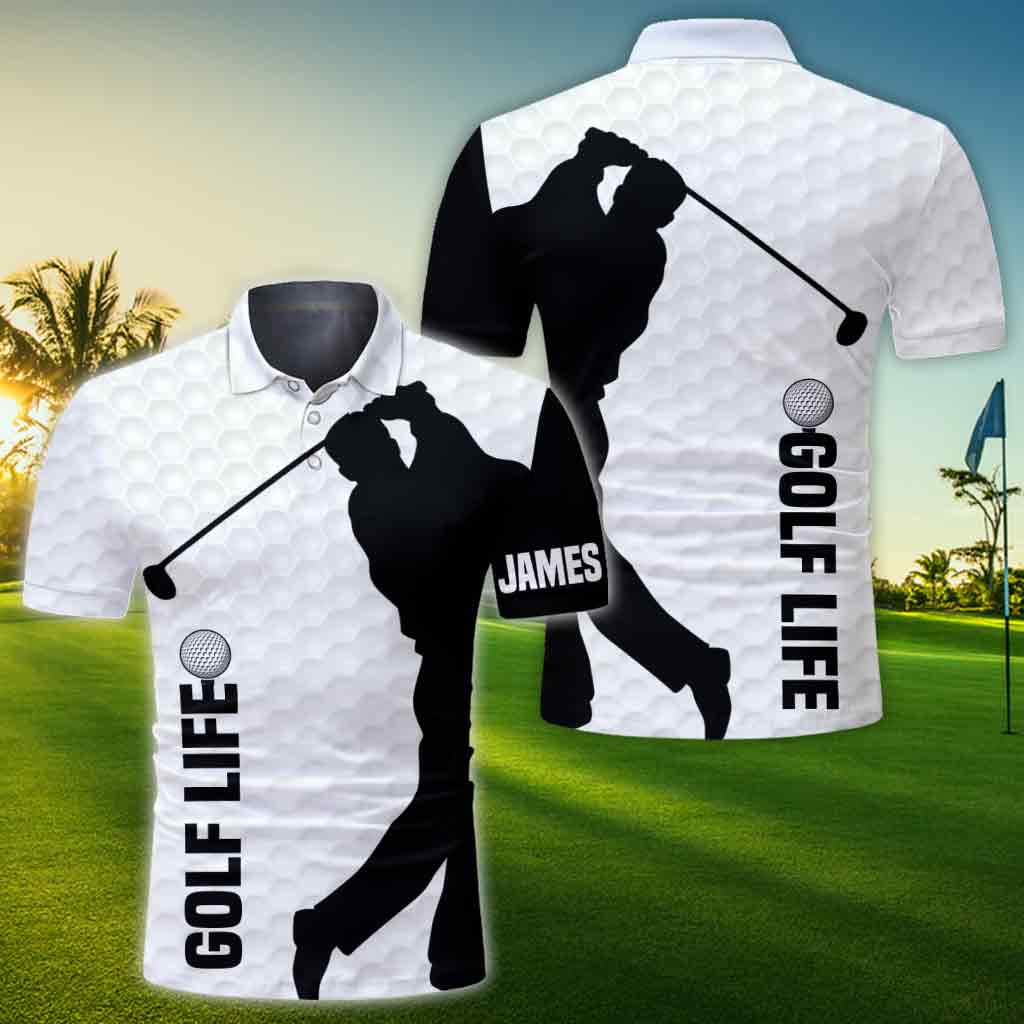 Love Golf - Personalized Golf Polo Shirt