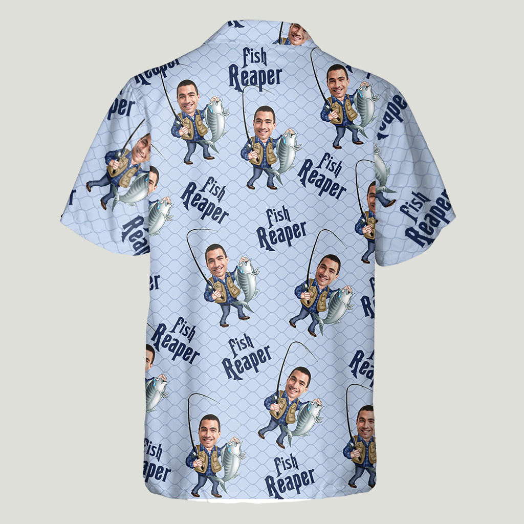 Fish Reaper - Personalized Fishing Hawaiian Shirt