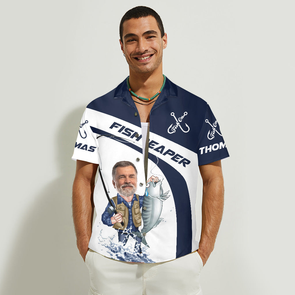 Fish Reaper - Personalized Fishing Hawaiian Shirt