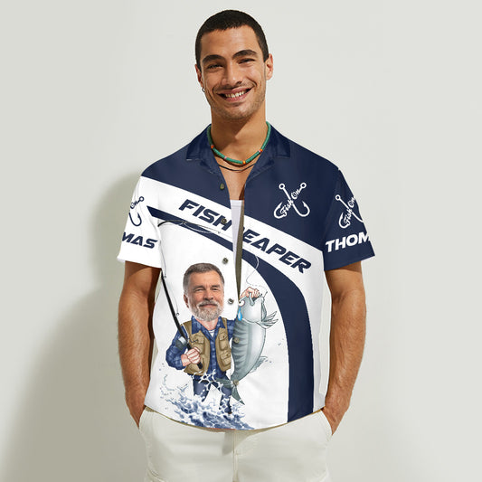 Fish Reaper - Personalized Fishing Hawaiian Shirt
