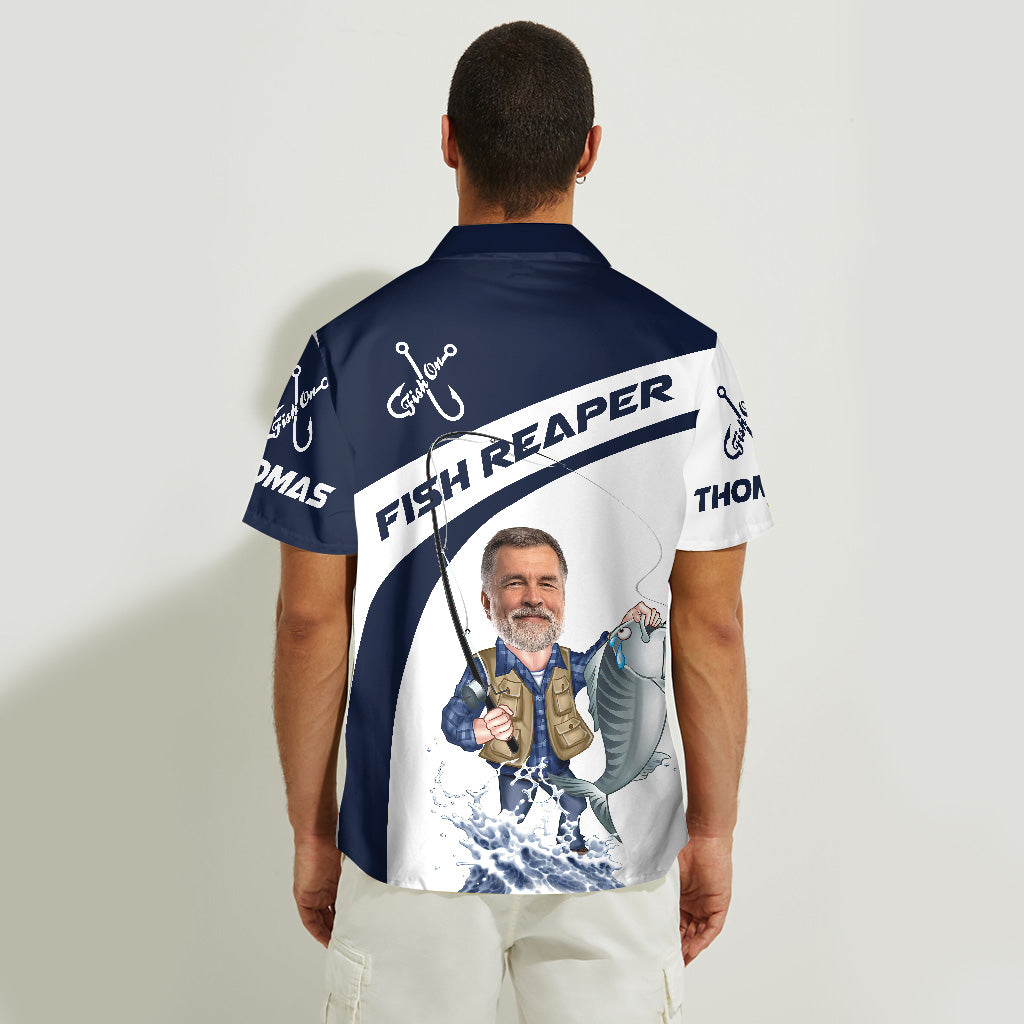 Fish Reaper - Personalized Fishing Hawaiian Shirt
